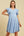 Ефирна светлосиня рокля за бременни и кърмещи